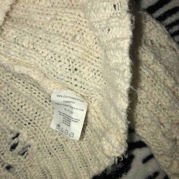 y2k style cream knit sweater - Picture 6 of 8